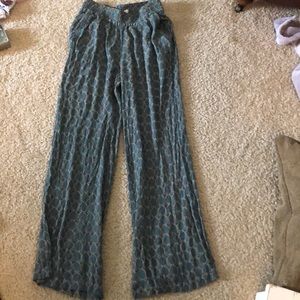 Anthropologie beachy pants in teal